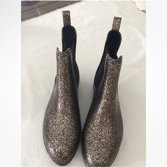 Report Chelsea Glitter Sparkle Rubber Rain Boots - Picture 6 of 6